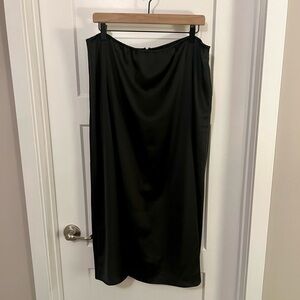 Black Satin Cider skirt
